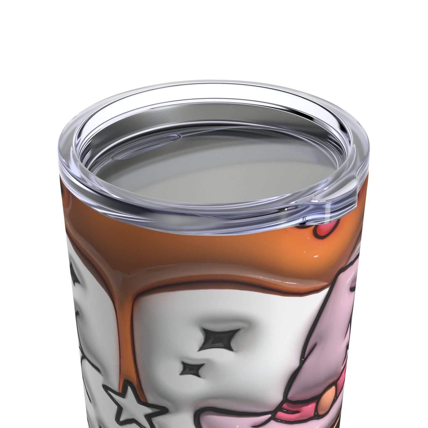 Spooky Pumpkin With Purple Witch Hat Halloween Tumbler 20oz