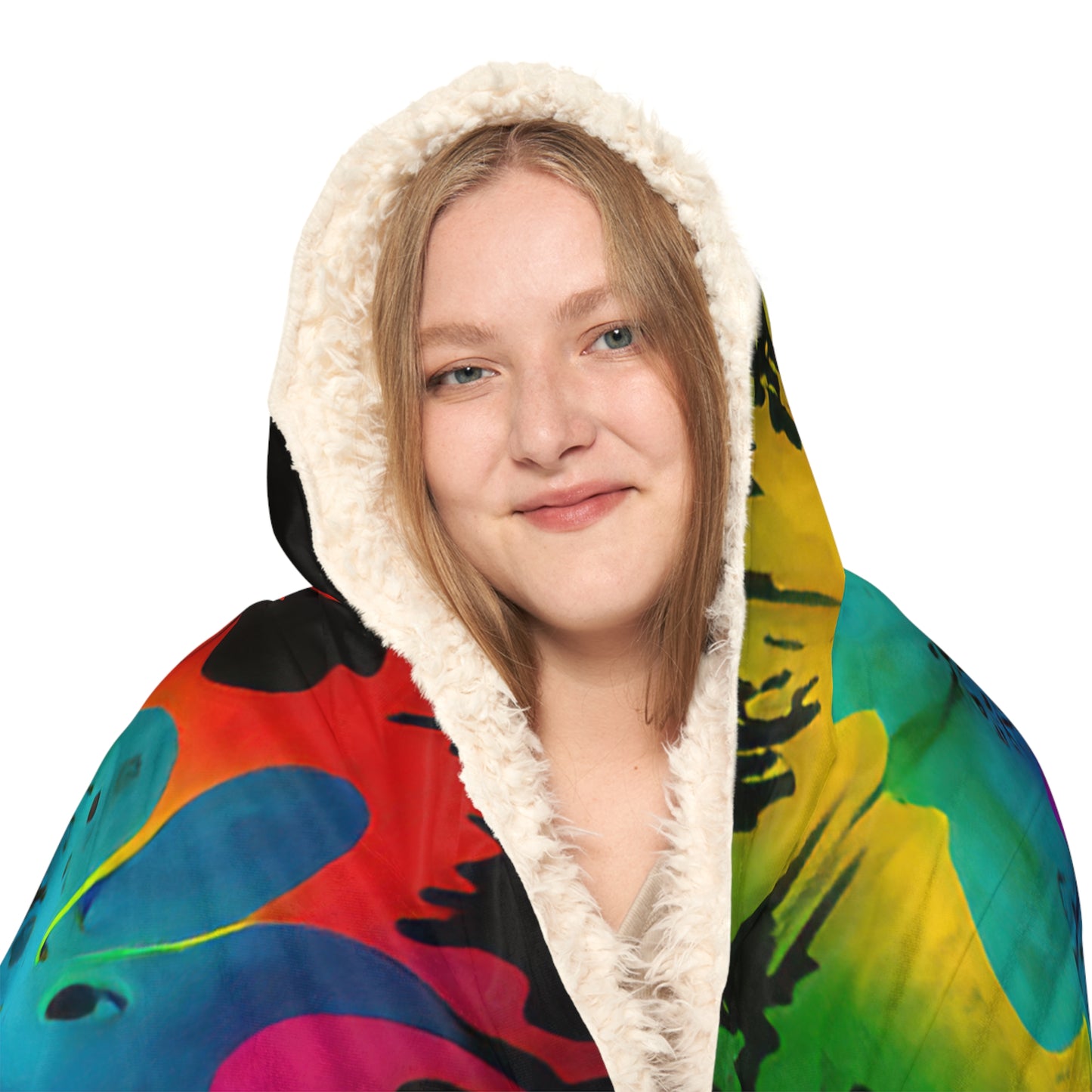 Bold And Beautiful Tie Tye Style Four Snuggle Blanket