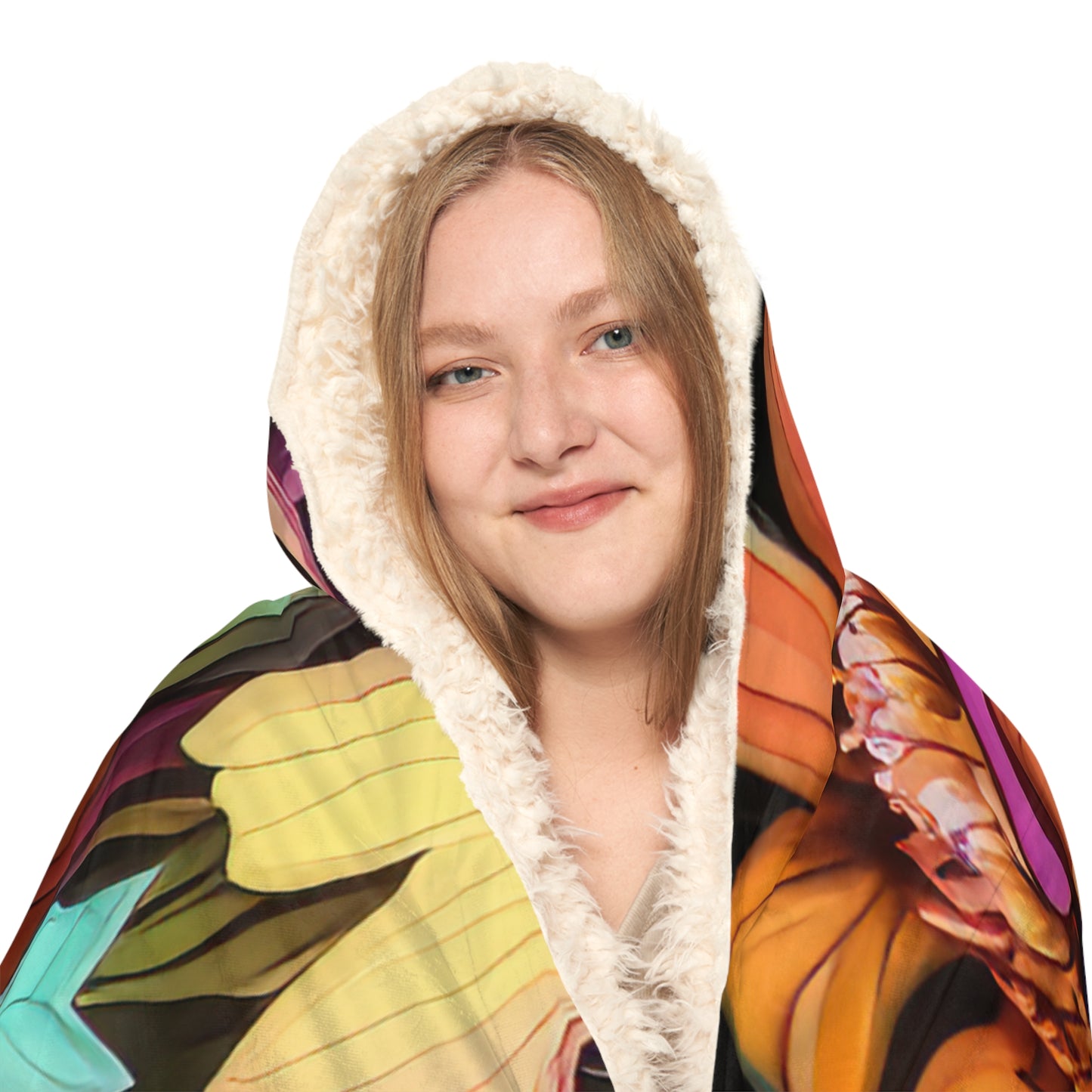 Bold And Beautiful Flowers Style Three Snuggle Blanket