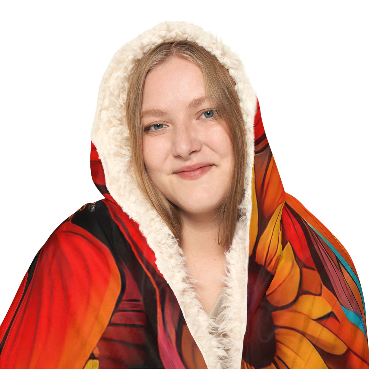 Bold And Beautiful Flowers Style Two Snuggle Blanket