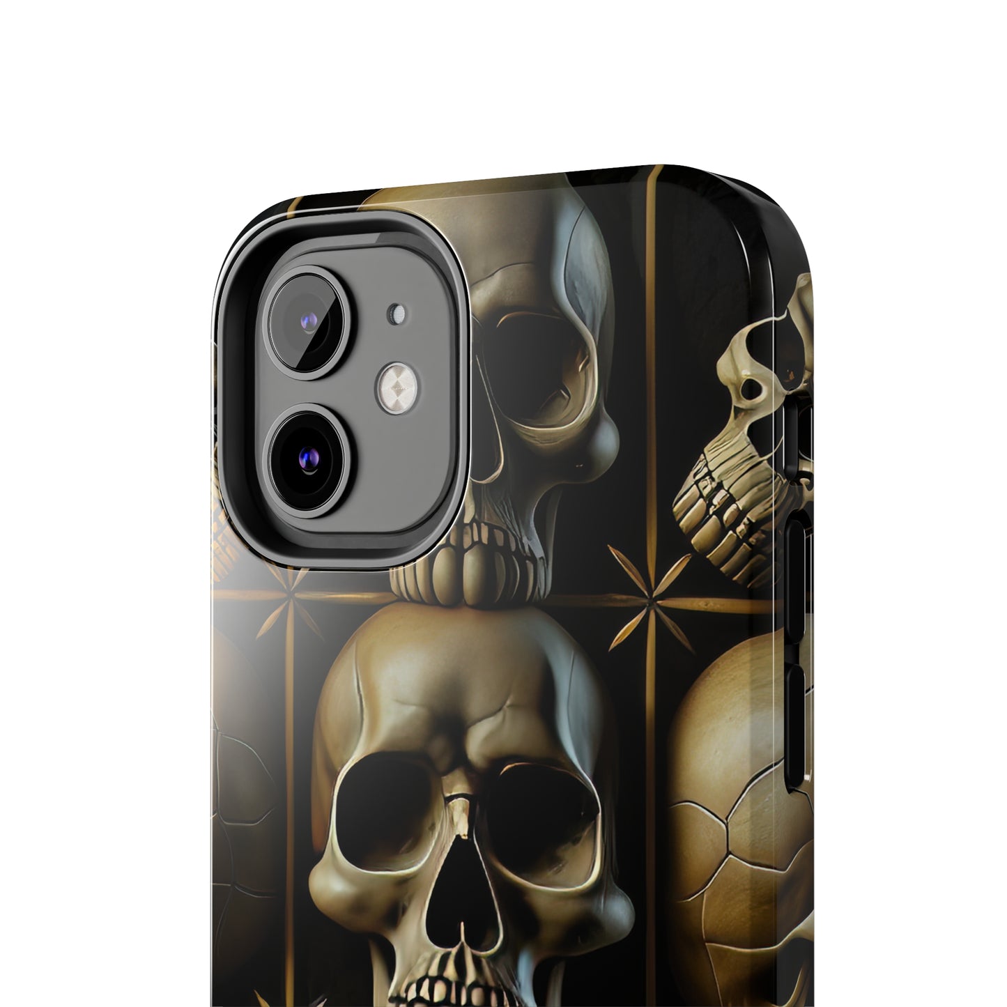 Metallic Chrome Skulls and classic Designed 19 Tough Phone Cases