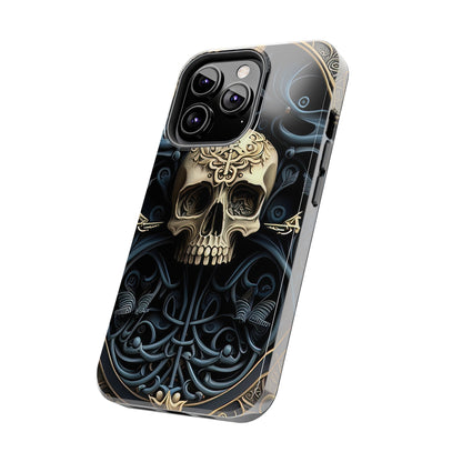 Metallic Chrome Skulls and classic Designed 6 Tough Phone Cases