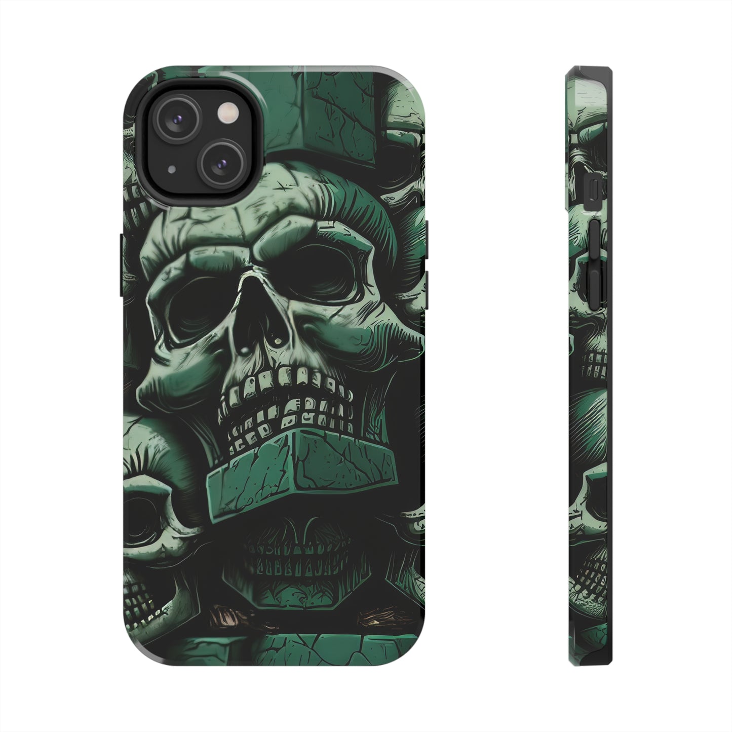 Metallic Chrome Skulls and classic Designed 15 Tough Phone Cases