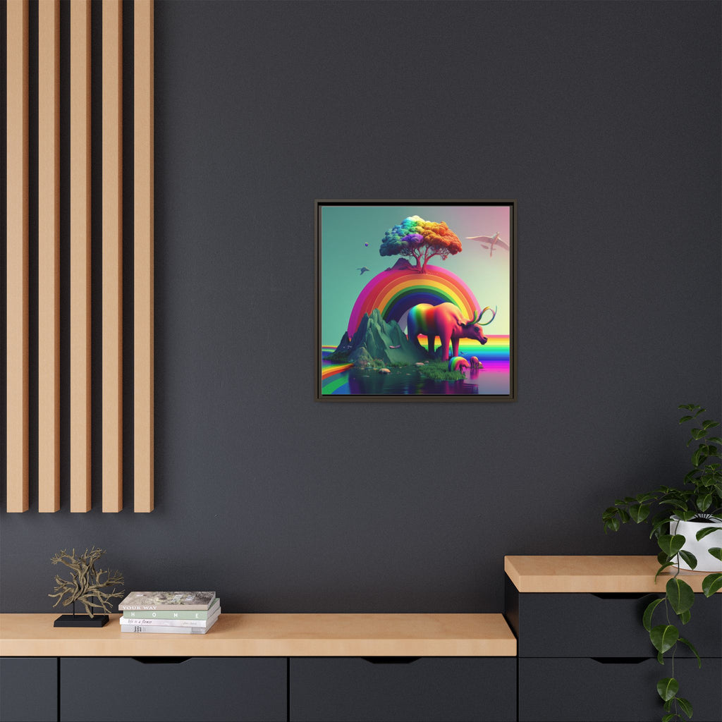 Sanctuary of Color, Art Print — Colorful Modern Wall Canvas
