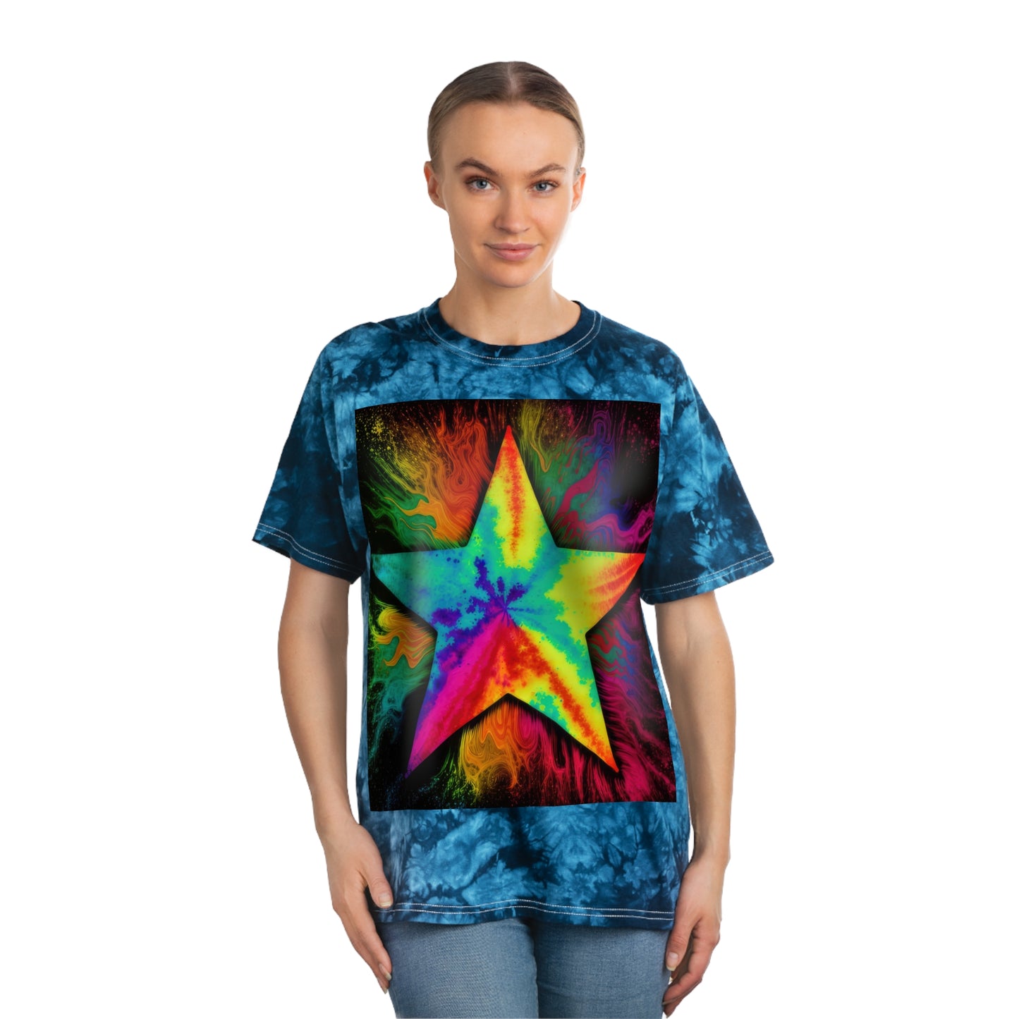 Bold And Beautiful Star Style 1 Tie-Dye Tee, Crystal