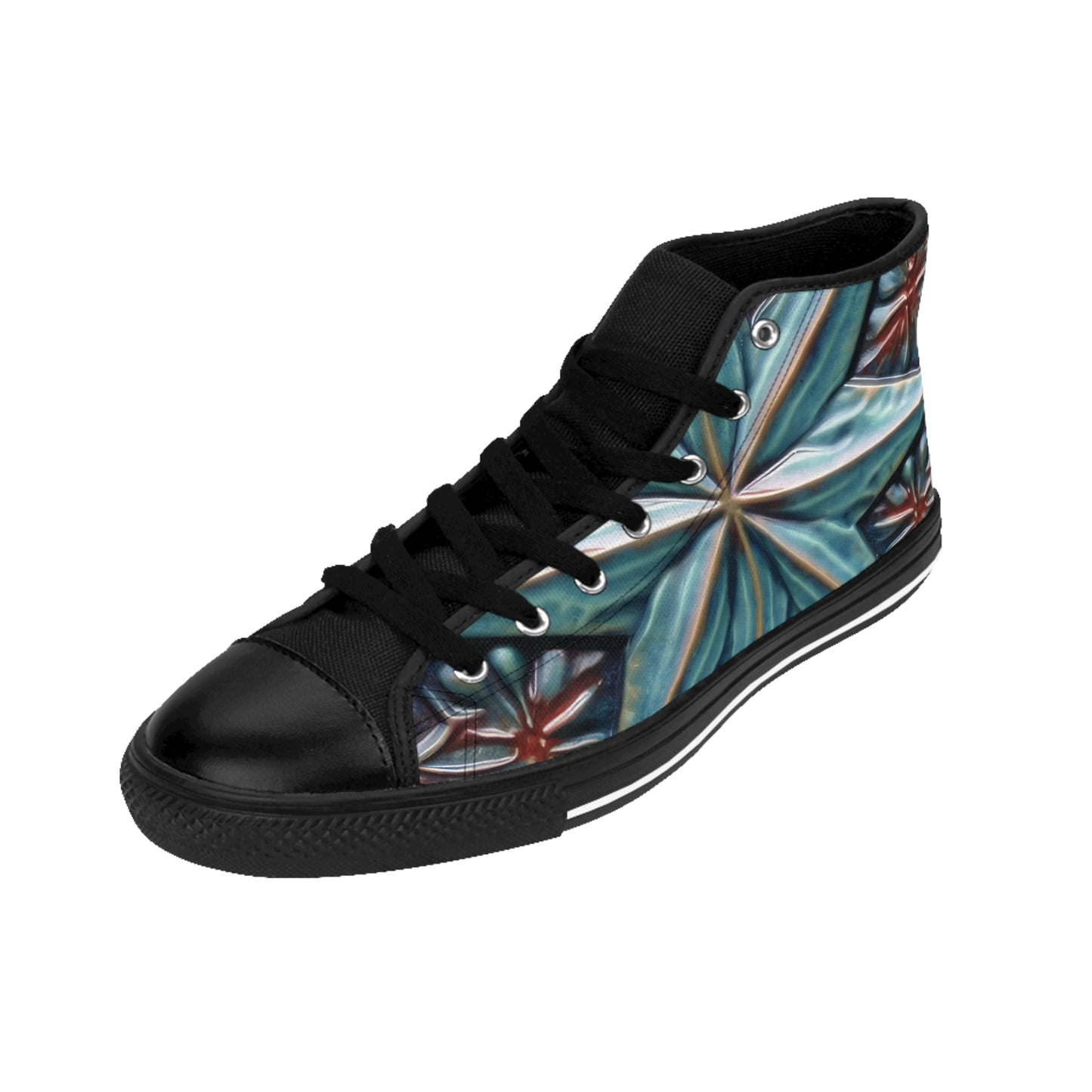 Beautiful Stars Abstract Star Style Blue And Red Men's Classic Sneakers