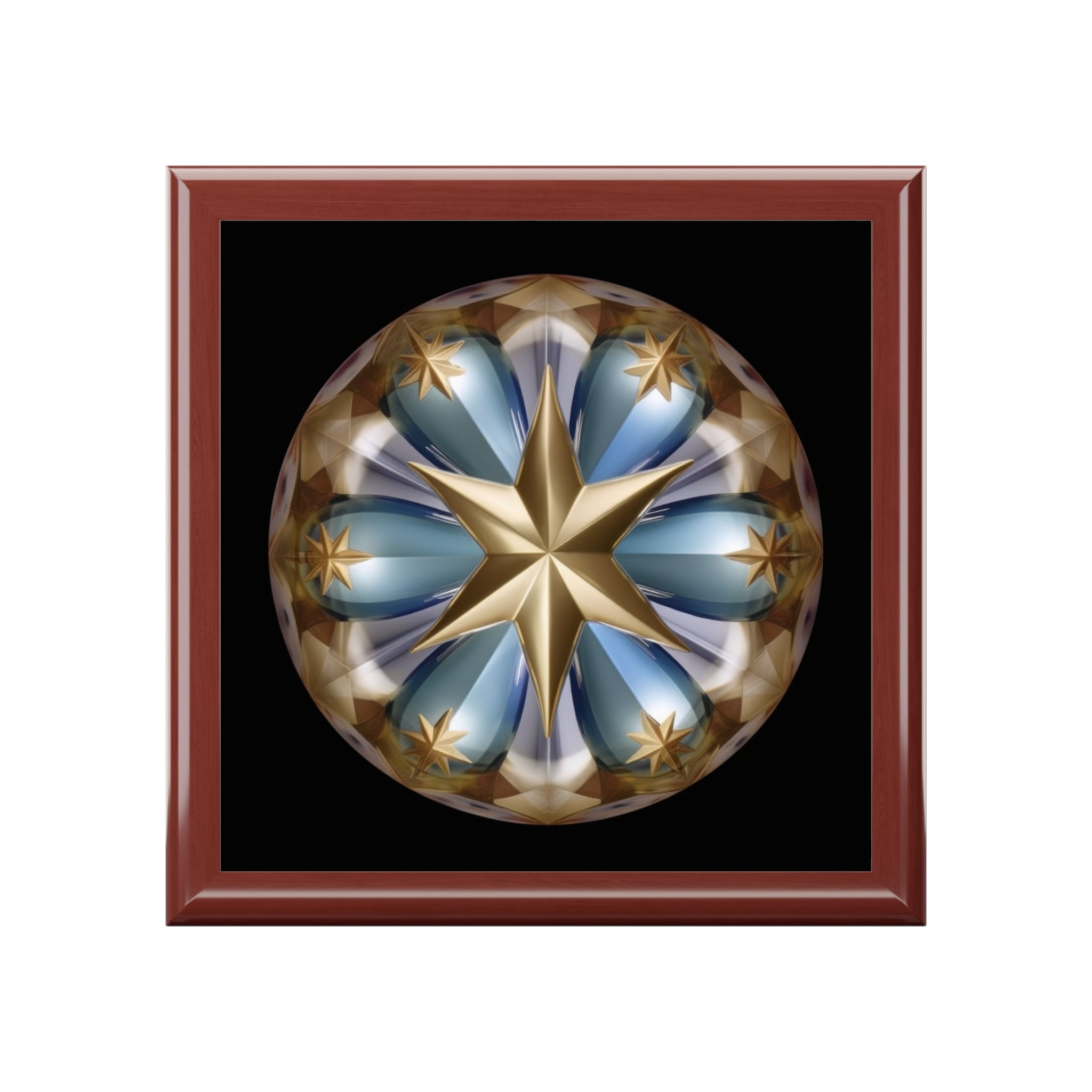 Celestial Compass Star Jewelry- Stash- Collection Box