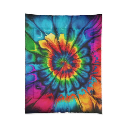 Bold And Beautiful Tie Dye Style Two Comforter