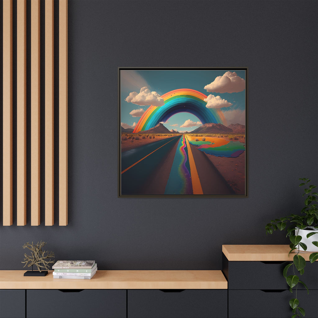 Road to Color, Art Print — Colorful Modern Wall Canvas