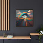Road to Color, Art Print — Colorful Modern Wall Canvas