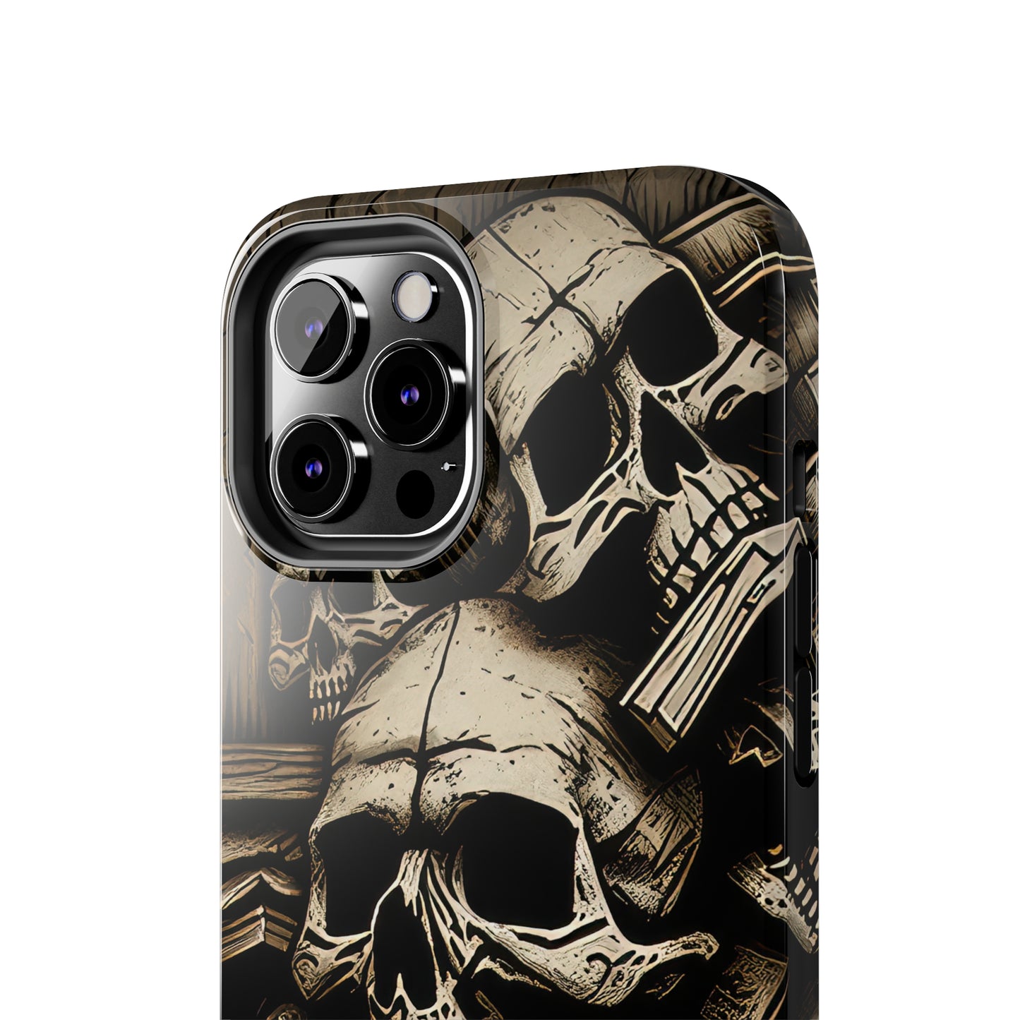 Metallic Chrome Skulls and classic Designed 14 Tough Phone Cases