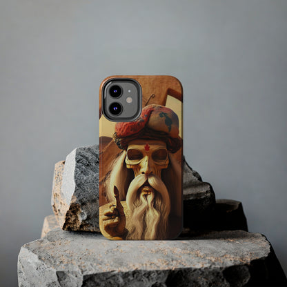 Wise Man In Dessert With Beard And Peace Sign Tough Phone Cases