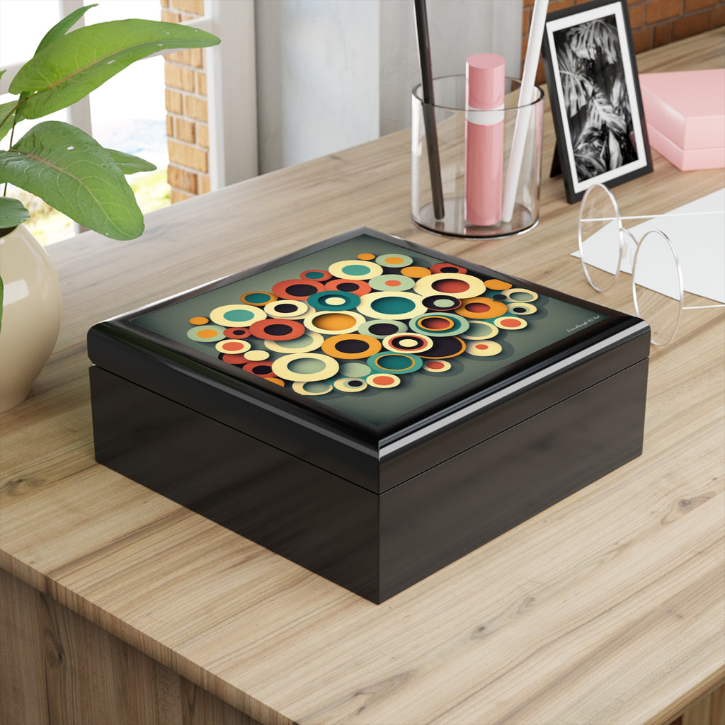Gathered Circles, Jewelry- Stash -Collection Box
