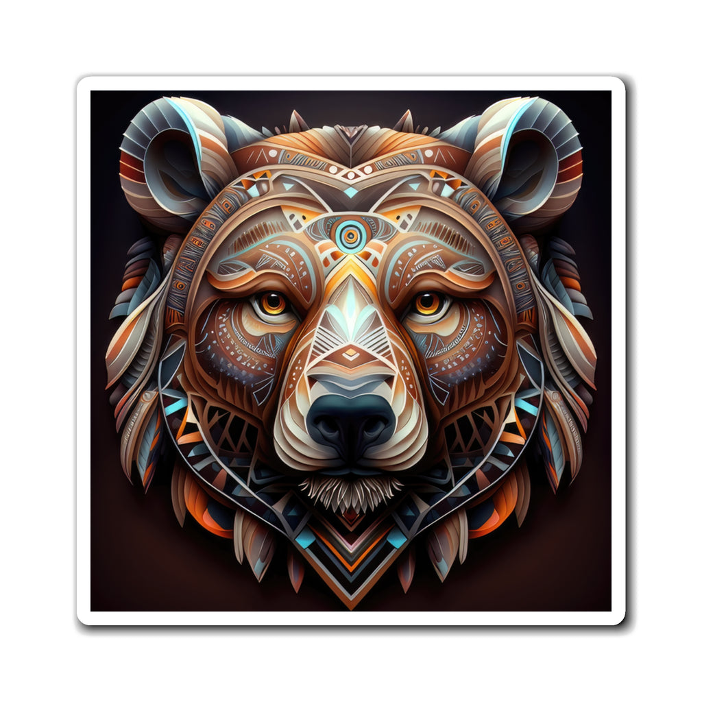 Magnificent Navajo Bear Style Three Magnets