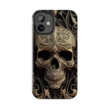 Metallic Chrome Skulls and Classic Designed 8 Tough Phone Cases