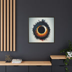Eclipse of Industry, Art Print — Colorful Modern Wall Canvas