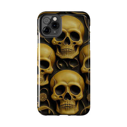 Metallic Chrome Skulls and classic Designed 18 Tough Phone Cases