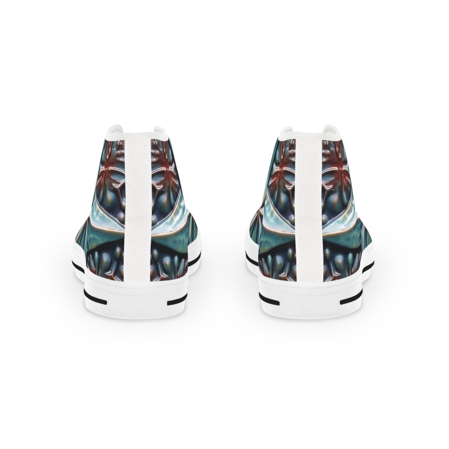 Beautiful Stars Abstract Star Style Blue And Red Men's High Top Sneakers