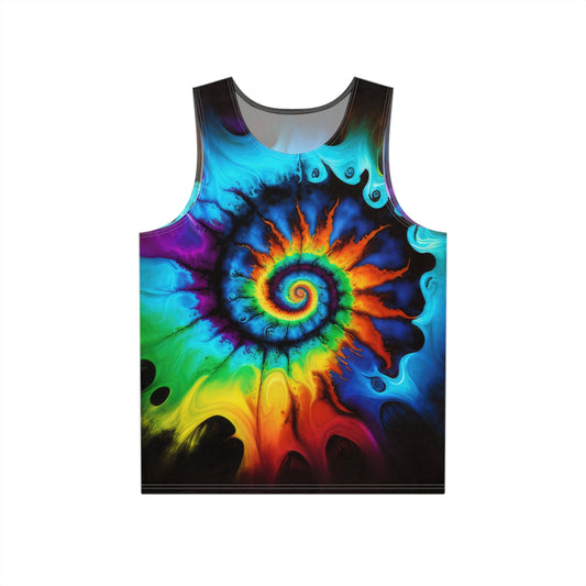 Bold And Beautiful Tie Dye Style Three 4 Men's Tank (AOP)