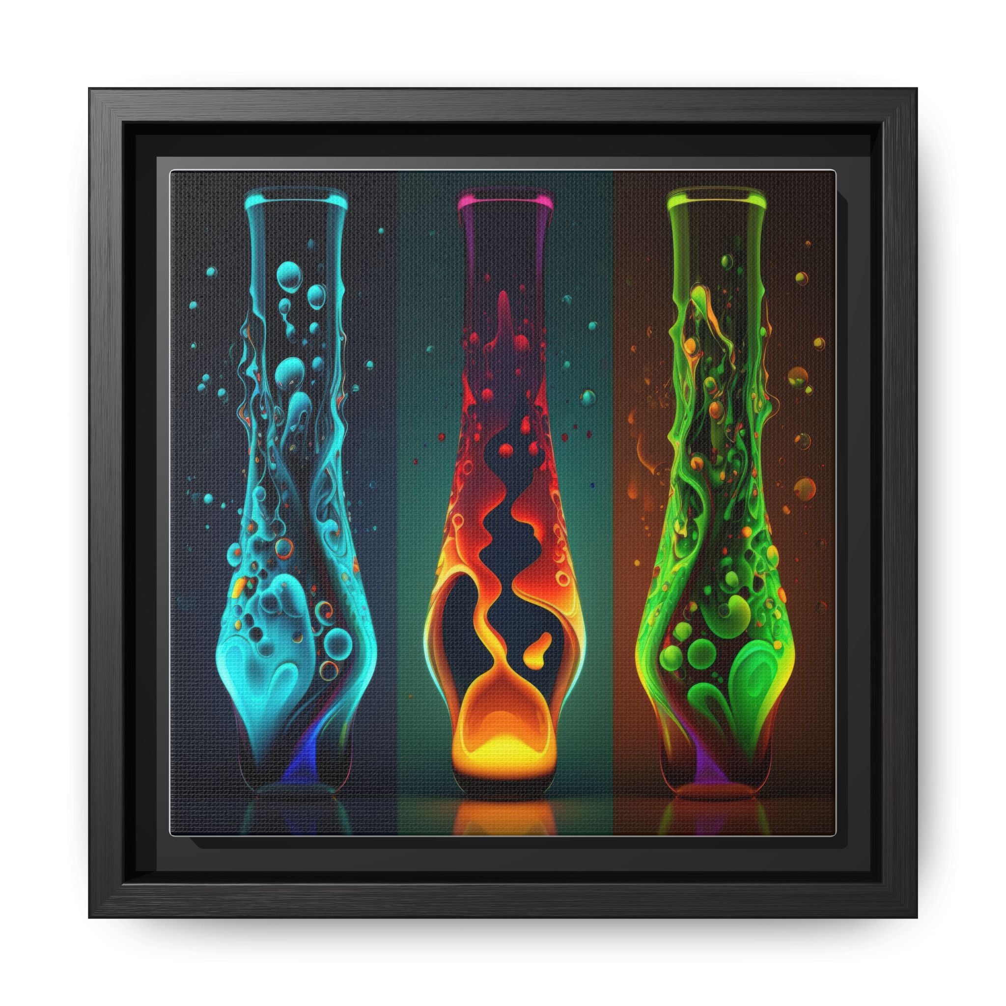 Three States of Flow, Art Print — Colorful Modern Wall Canvas