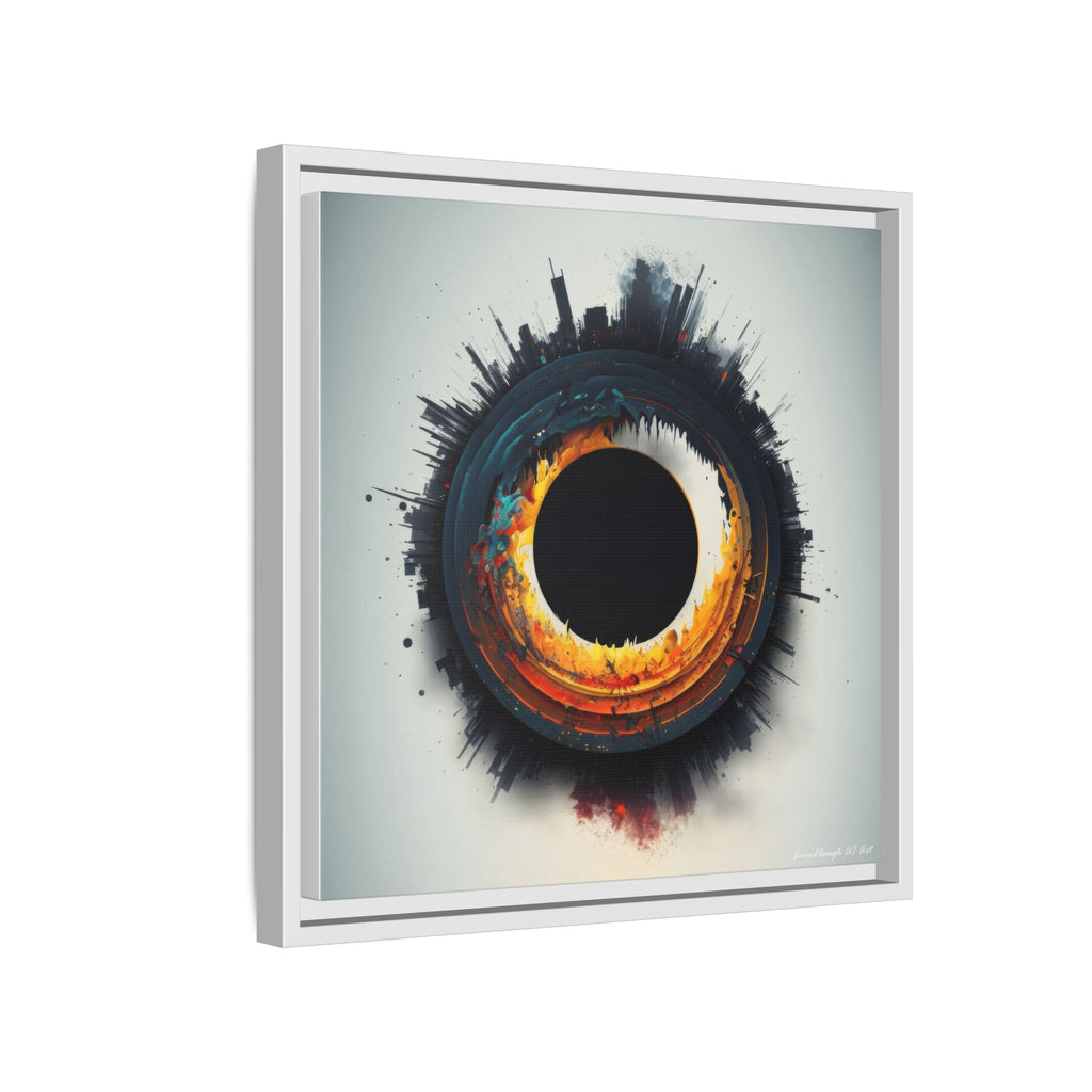 Eclipse of Industry, Art Print — Colorful Modern Wall Canvas