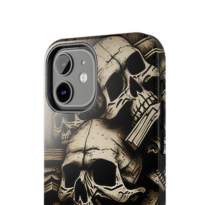 Metallic Chrome Skulls and classic Designed 14 Tough Phone Cases