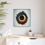 Eclipse of Industry, Art Print — Colorful Modern Wall Canvas