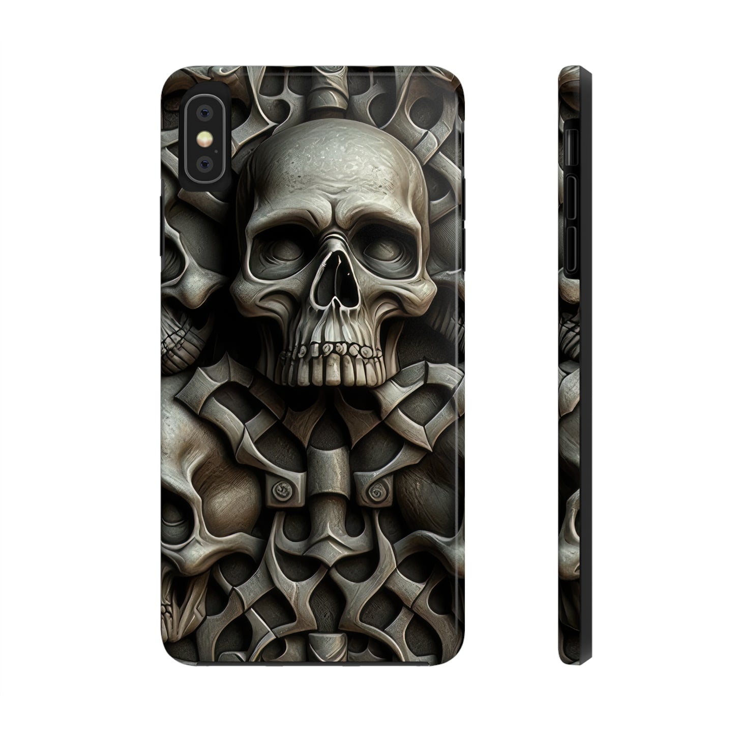 Metallic Chrome Skulls and classic Designed 19 Tough Phone Cases