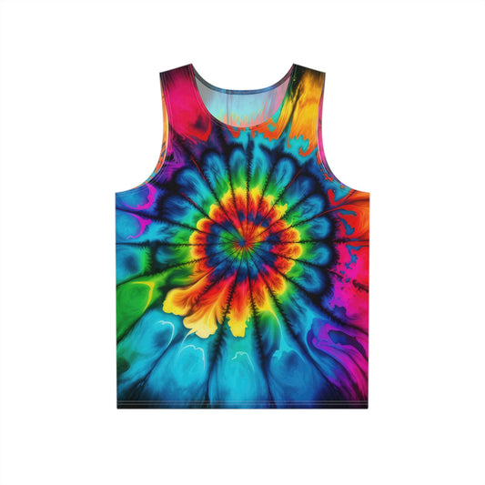 Bold And Beautiful Tie Dye Two 2 Men's Tank (AOP)