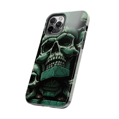Metallic Chrome Skulls and classic Designed 15 Tough Phone Cases