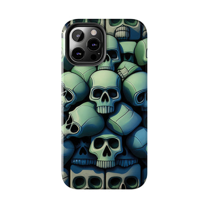 Metallic Chrome Skulls and classic Designed 10 Tough Phone Cases