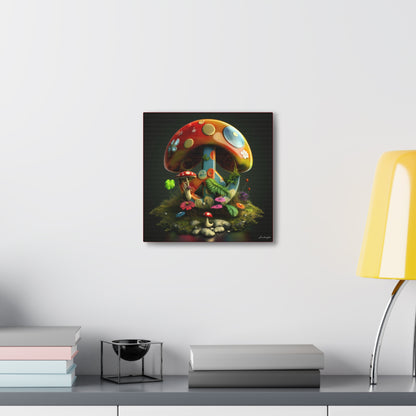 Beautiful Forest Round Peace Sign 2 Gallery Wraps