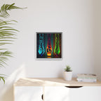 Three States of Flow, Art Print — Colorful Modern Wall Canvas