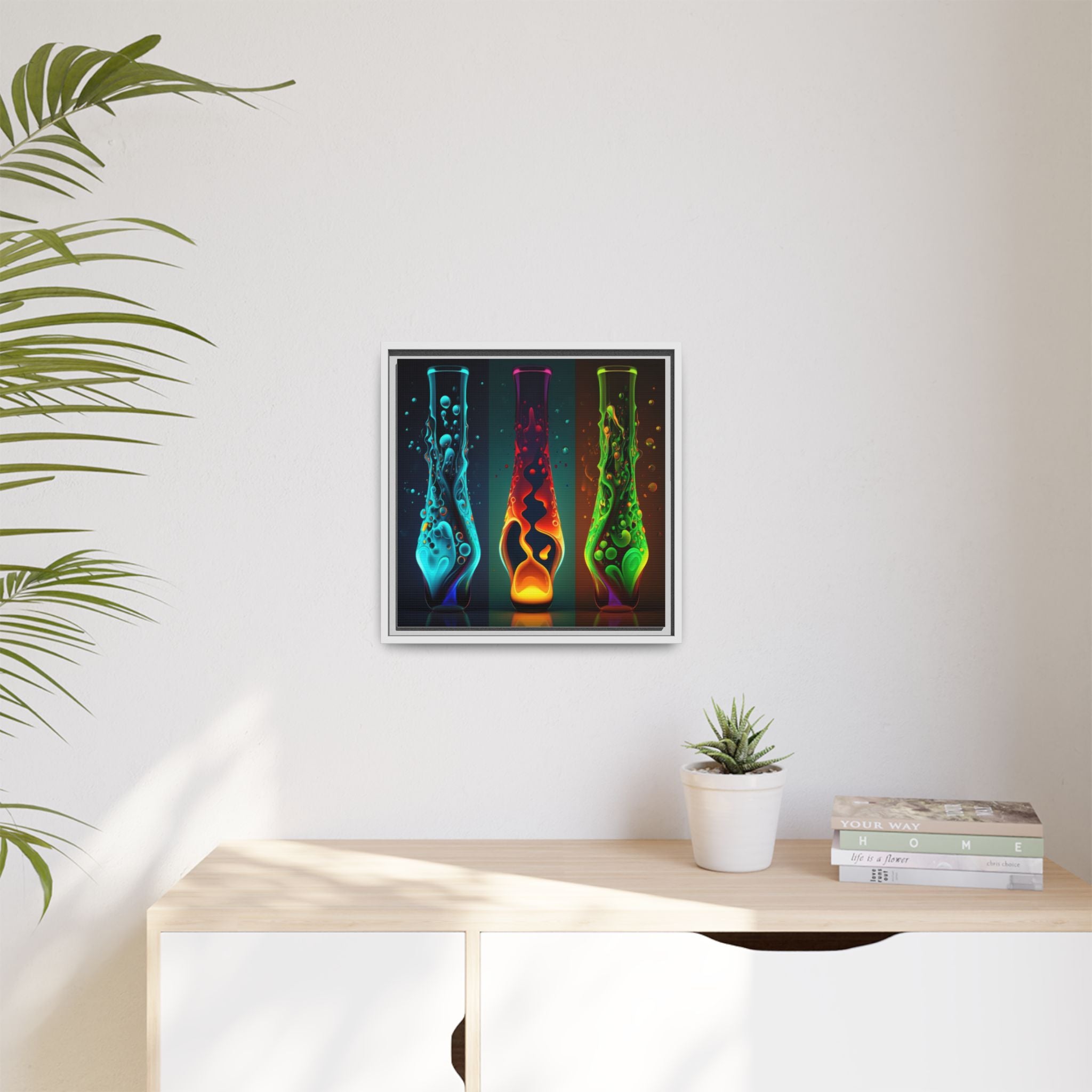 Three States of Flow, Art Print — Colorful Modern Wall Canvas