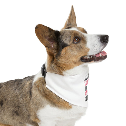 Life Is To Short Not To Play Fetch, Dog Lovers Dog Pet Bandana Collar