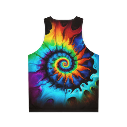 Bold And Beautiful Tie Dye Style Two 4 Unisex Tank Top (AOP)