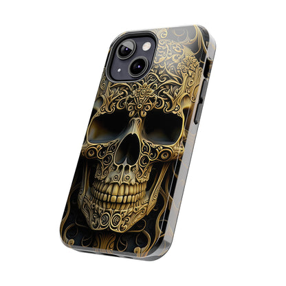 Metallic Chrome Skulls and classic Designed 4 Tough Phone Cases