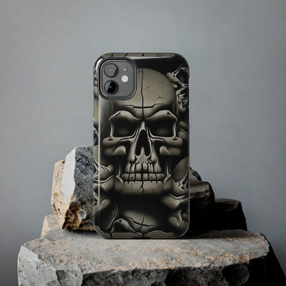 Metallic Chrome Skulls and classic Designed 12 Tough Phone Cases