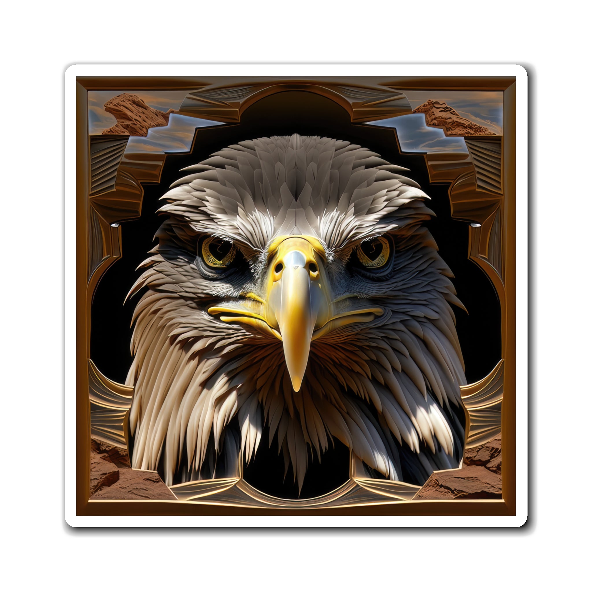 Magnificent Eagle Style One Magnets