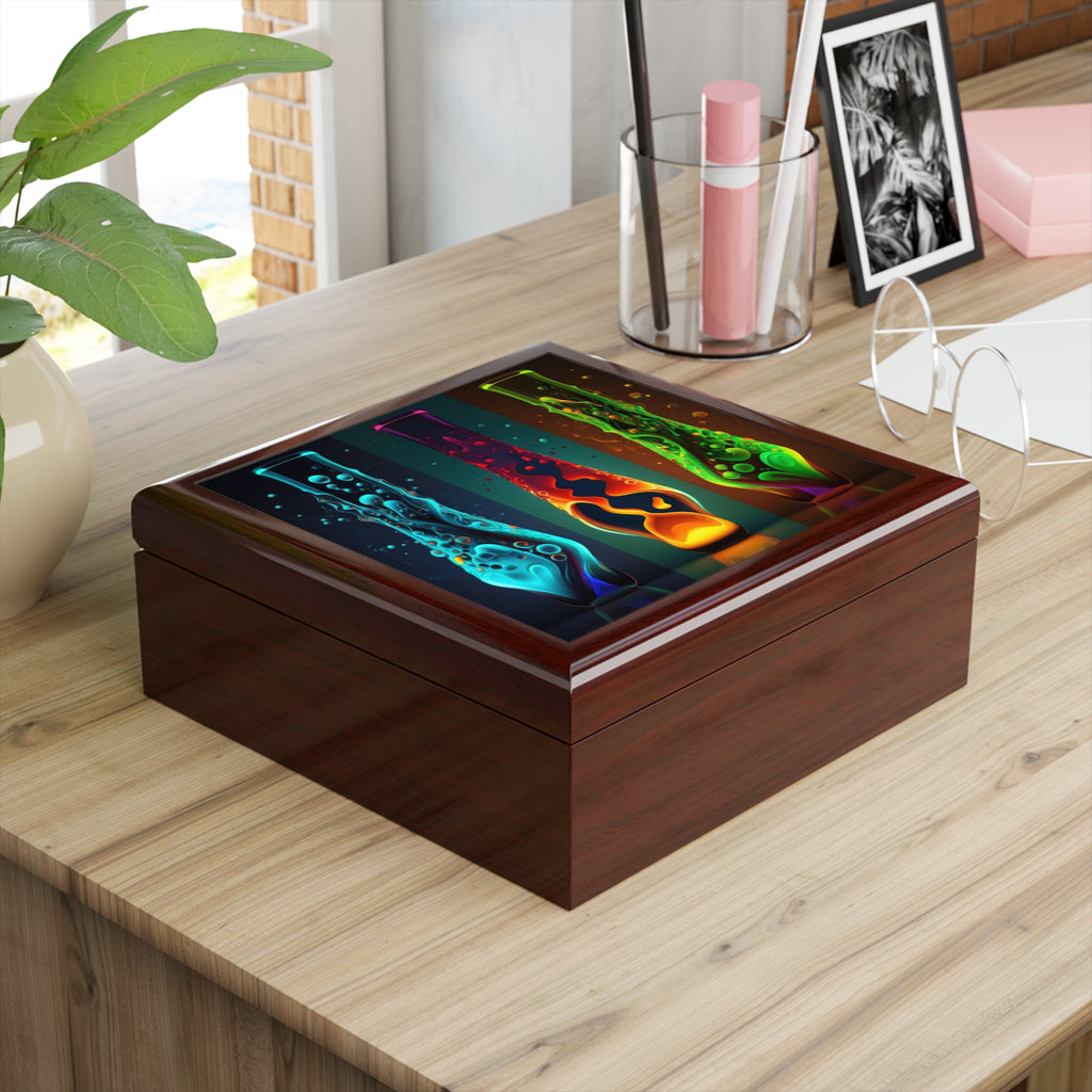 Three States of Flow, Jewelry- Stash -Collection Box
