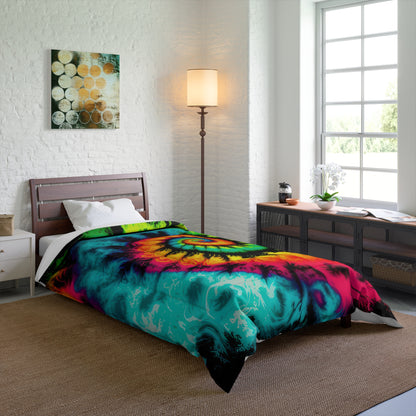 Bold And Beautiful Tie Dye Style Three Comforter