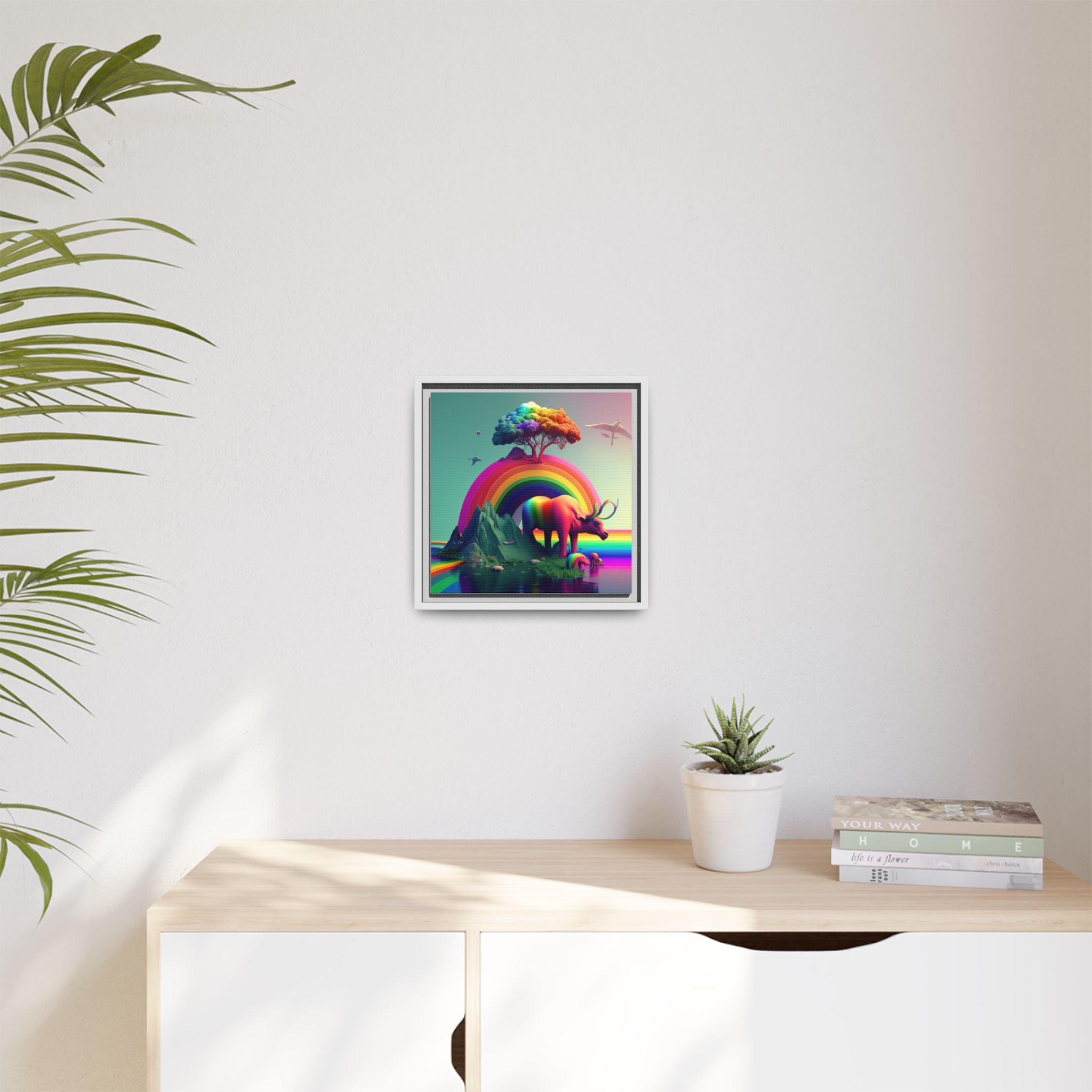 Sanctuary of Color, Art Print — Colorful Modern Wall Canvas