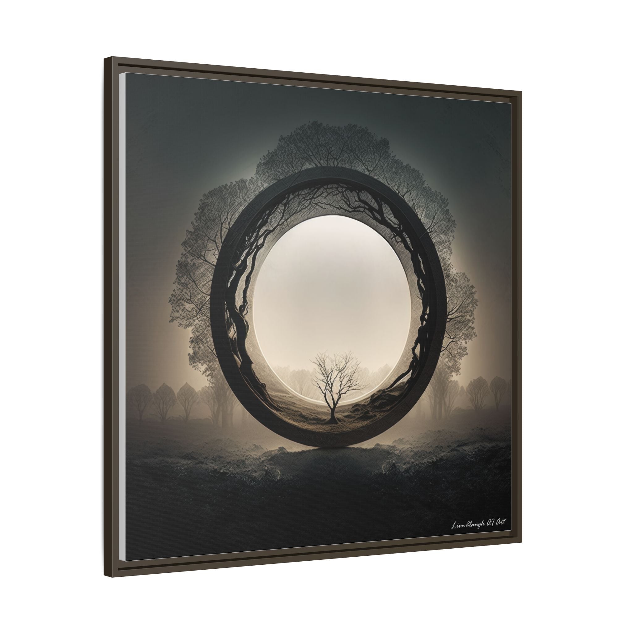 Circle of Stillness, Art Print — Colorful Modern Wall Canvas