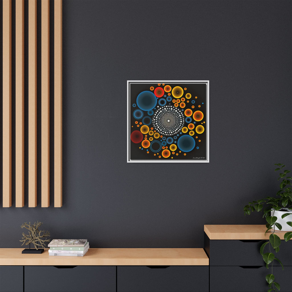 Gilded Tide, Art Print — Colorful Modern Wall Canvas