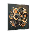 Concentric Harmony, Art Print — Colorful Modern Wall Canvas