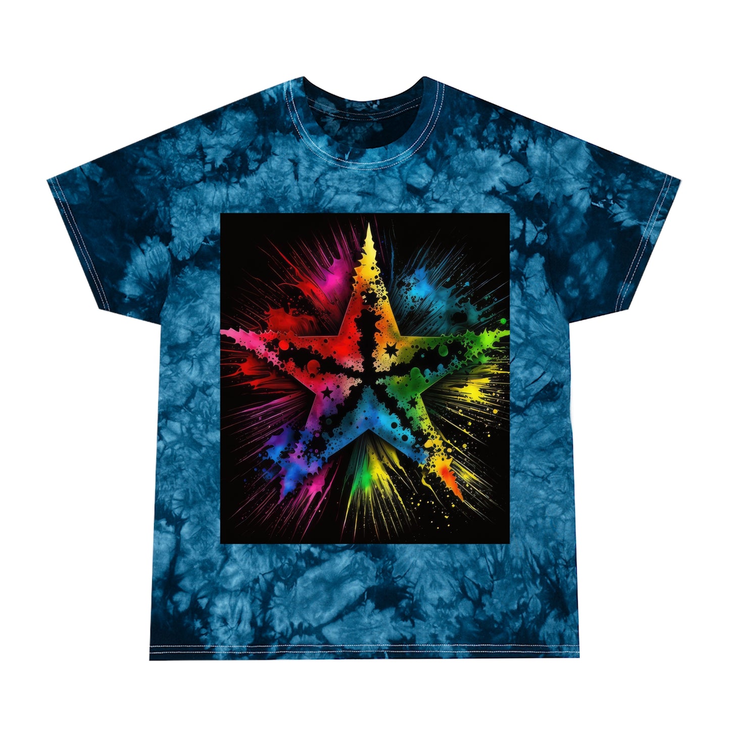 Bold And Beautiful Star Tie-Dye Style 2 Tie-Dye Tee, Crystal