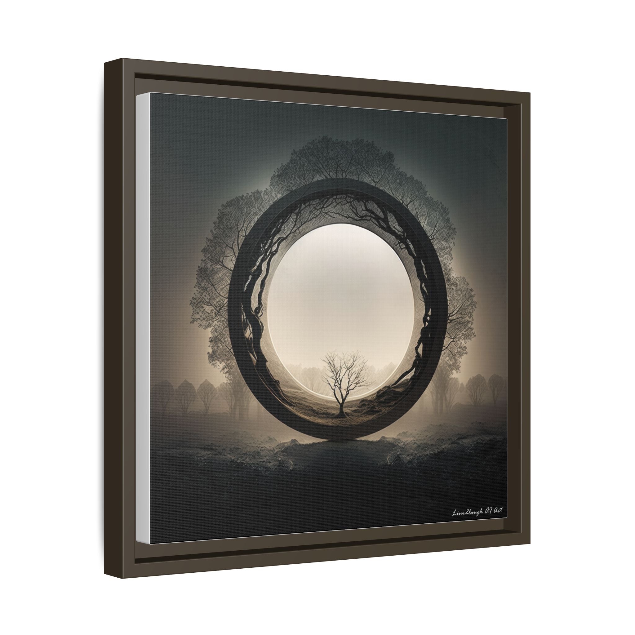 Circle of Stillness, Art Print — Colorful Modern Wall Canvas