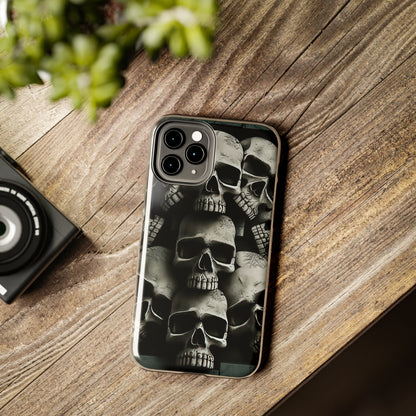 Metallic Chrome Skulls and classic Designed 11 Tough Phone Cases