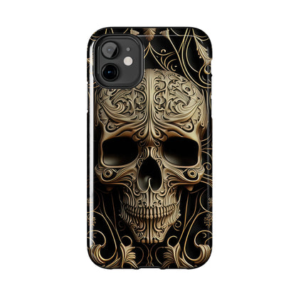 Metallic Chrome Skulls and Classic Designed 8 Tough Phone Cases