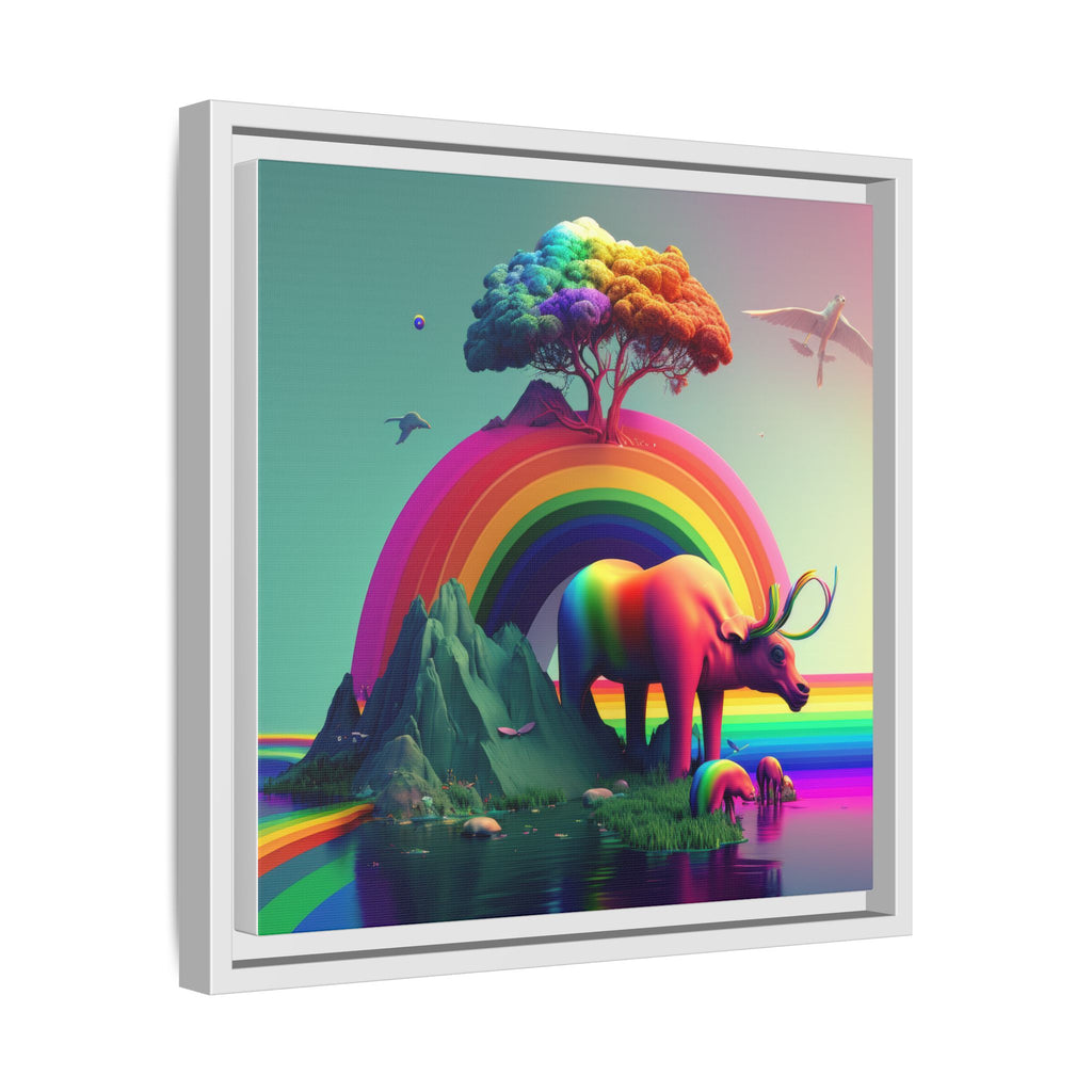 Sanctuary of Color, Art Print — Colorful Modern Wall Canvas